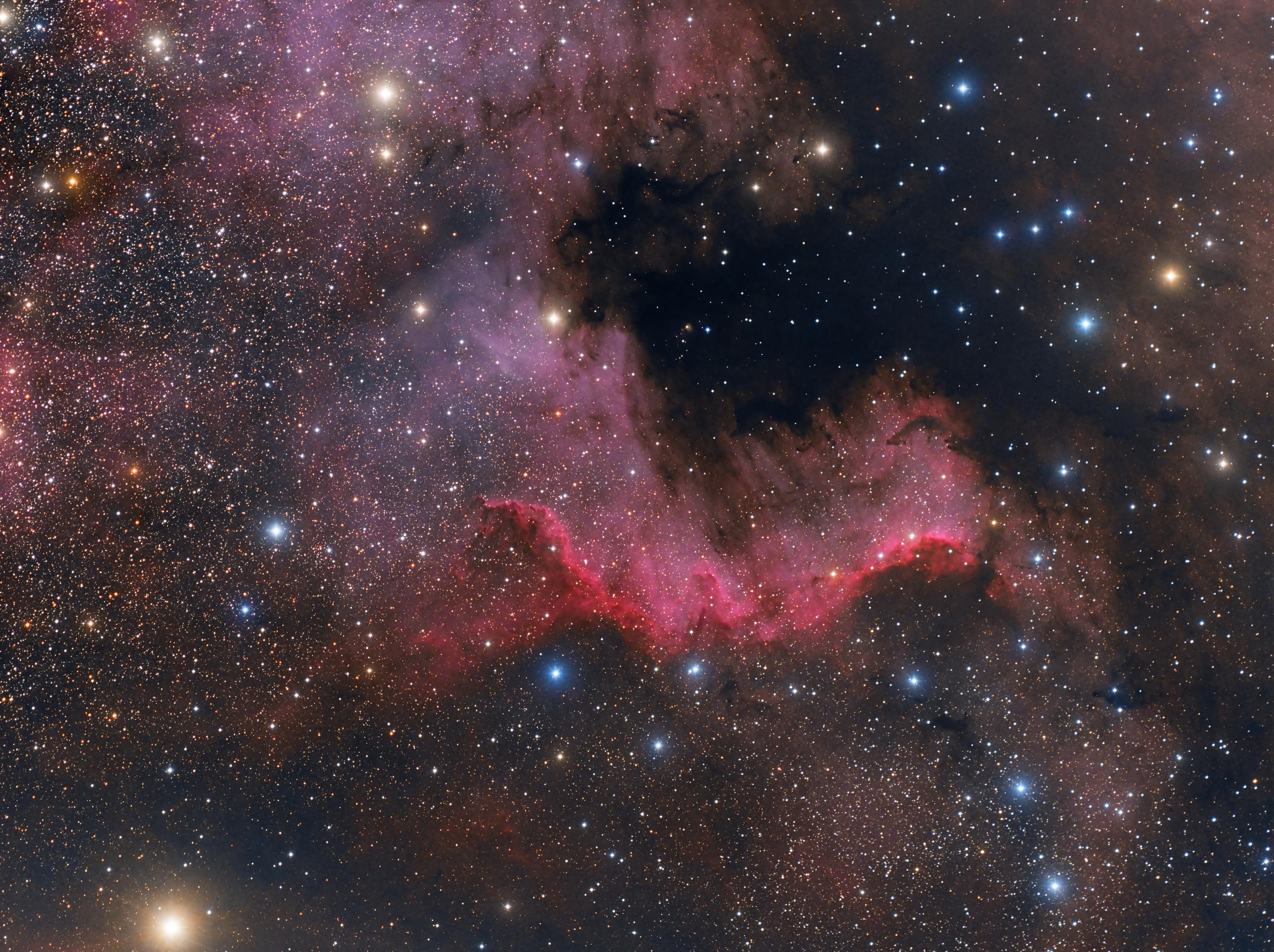 NGC 7000 the Wall