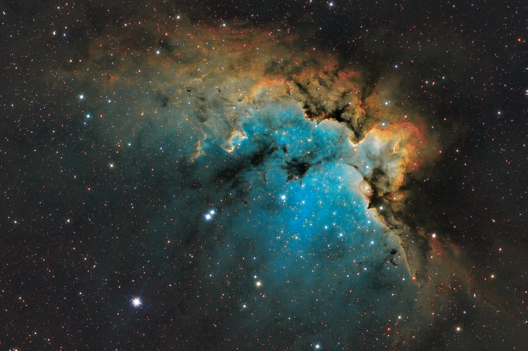 NGC 7380  The Wizard Nebula 